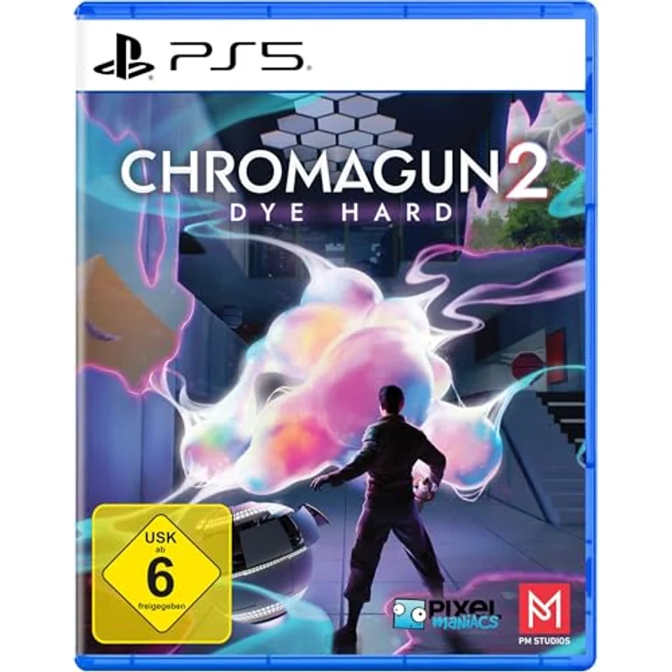 PM Studios ChromaGun 2: Dye Hard - PS5, physische Edition mit gedrucktem Handbuch und Original-Soundtrack Gutschein – Bild 1