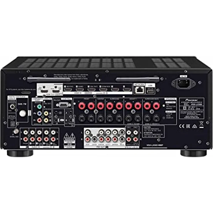 Pioneer VSX-LX505 B, 9.2-Kanal AV-Receiver mit HDMI 2.1, Dolby Atmos, IMAX Enhanced, schwarz – Bild 5