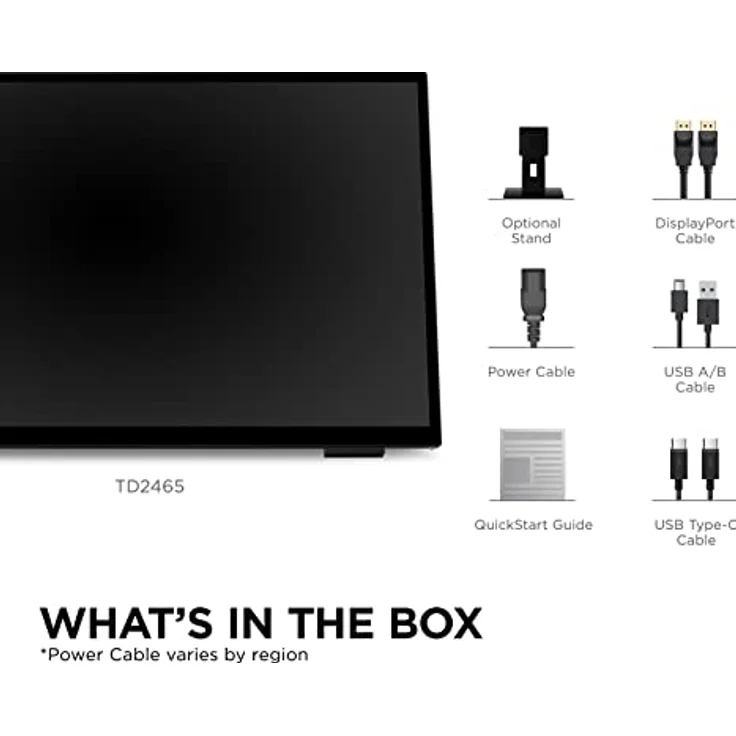 ViewSonic TD2465, 24" VA Touch Monitor mit 1920 x 1080 Full HD, 10-Punkt PCAP, wasserfest und Handschuhmodus – Bild 7