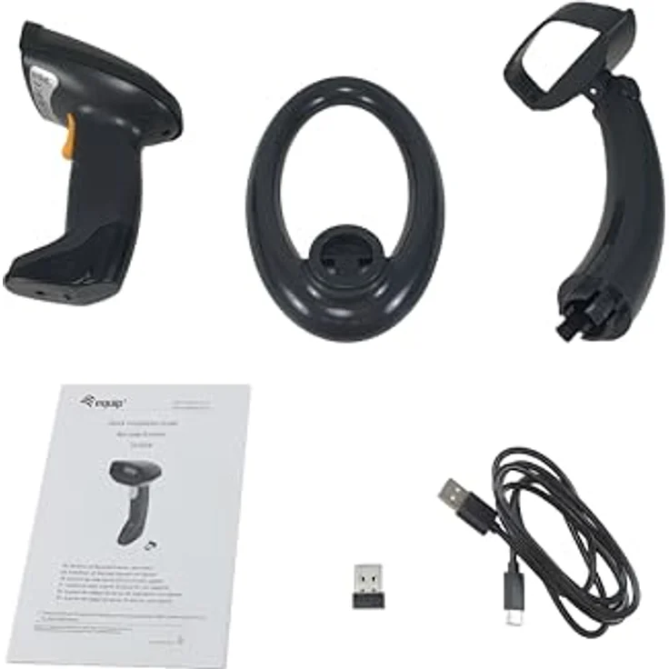 equip Barcode Omni-Direktional Laser Kabel USB 1D2D, Barcode-Scanner, Schwarz – Bild 6
