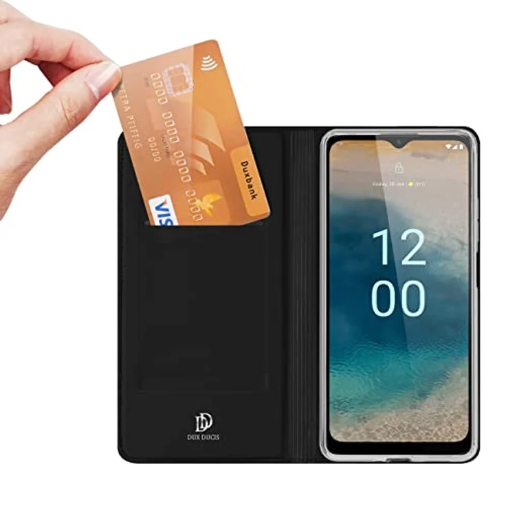 Dux Ducis Skin Pro Hülle kompatibel mit Xiaomi Redmi Note 12 Pro Plus Flip Cover Card Wallet Stand schwarz – Bild 2