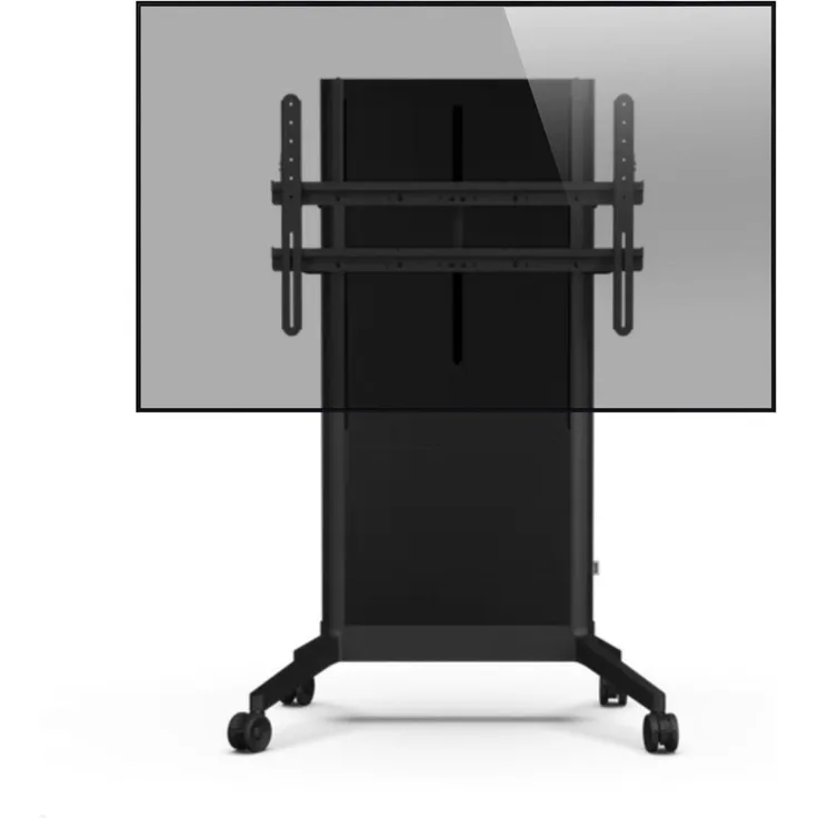 SMS Smart Media Solutions EVER620 Mobile Dark Edge Motor, motorisierter Bodenständer für Displays bis 98", 120 kg Tragkraft, elektrisch höhenverstellbar, schwarz