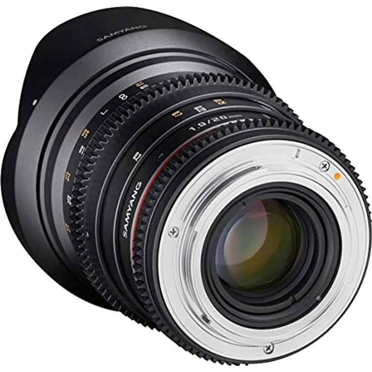 SAMYANG 13020T1.9O 20mm T1.9 VDSLR ED AS UMC Objektiv für Anschluss Olympus 4-3 schwarz – Bild 5