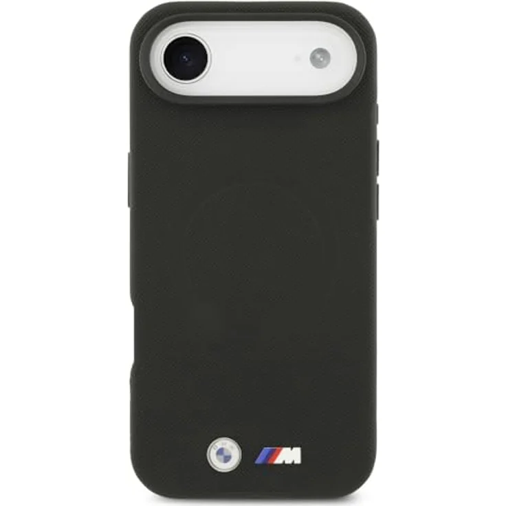 CG MOBILE BMW M FW Metall-Logo Schutzhülle kompatibel mit MagSafe für iPhone 17 Air, Kunstleder/PC/TPU, Schwarz – Bild 3