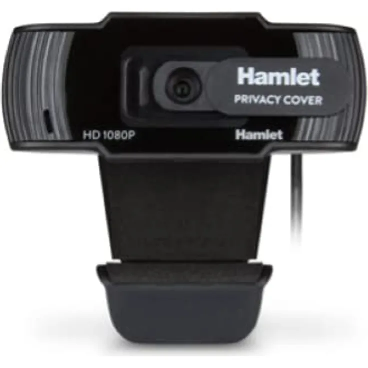 Hamlet HWCAM1080-P Webcam 2 MP 1920 x 1080 Pixel USB 2.0 Schwarz