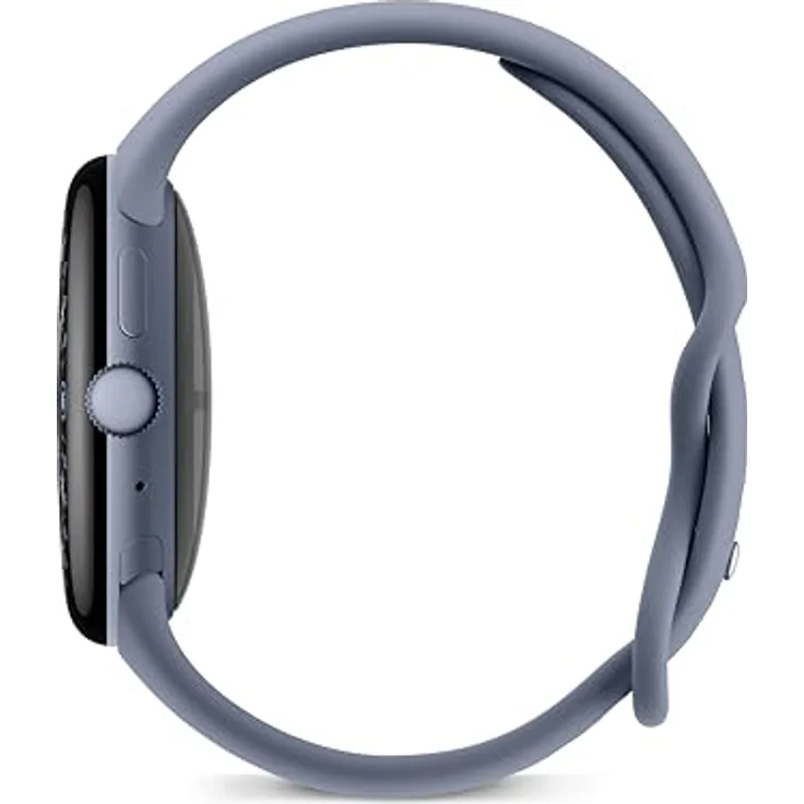 Google Pixel Watch 4 (45 mm), Android-Smartwatch mit Gesundheits- und Fitness-Tracking, Aluminiumgehäuse in Satin Moonstone, Sportarmband in Moonstone, WLAN – Bild 3