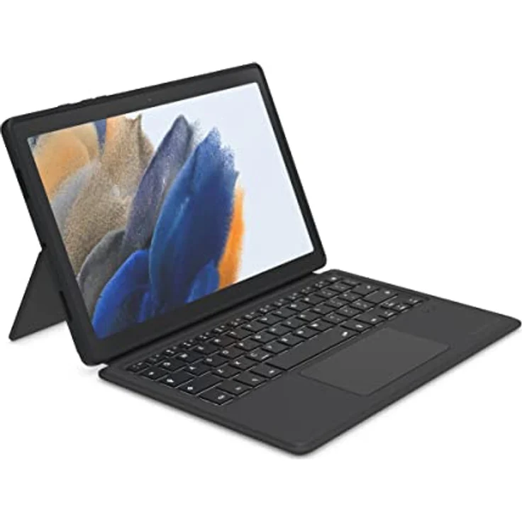 Samsung Galaxy Tab A8 Gehäuse - Gecko Keyboard Cover 2.0 - QWERTZ - Grau – Bild 1