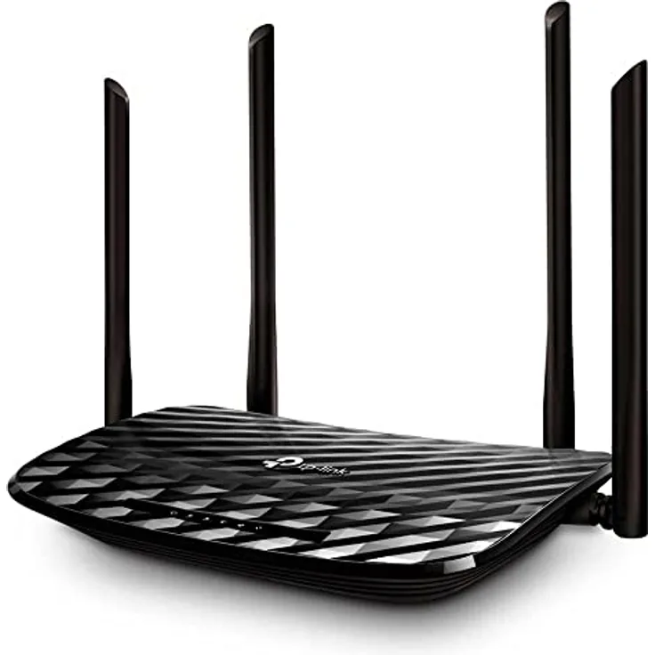 TP-Link EC225-G5, Gigabit Dualband-WLAN Router AC1300 mit MU-MIMO und Beamforming, Schwarz