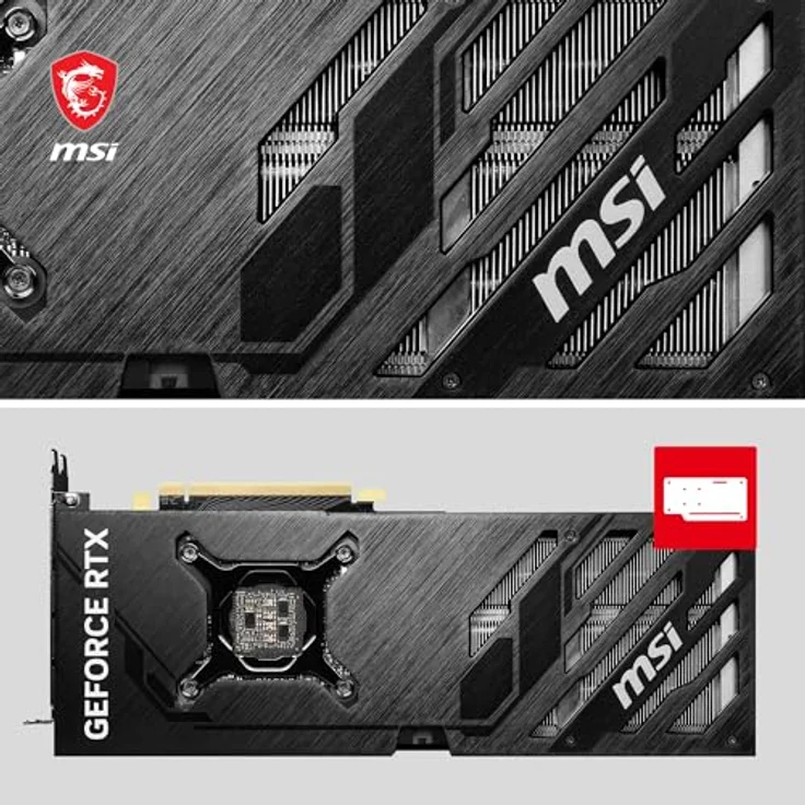 MSI GeForce RTX 4070 Ventus 3X 12G OC Grafikkarte - RTX 4070 GPU, 12GB GDDR6X (21Gbits/192 Bit), PCIe 4.0-2 x TORX Fan 4.0 - HDMI 2.1a, DisplayPort 1.4a – Bild 5