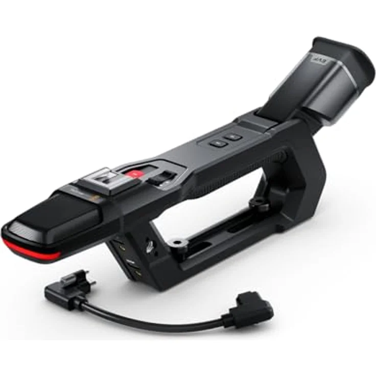 Blackmagic Design Pyxis Pro Handle Griff mit integriertem OLED-Sucher, Präzisionsglas-Linsen und Stereomikrofon – Bild 1