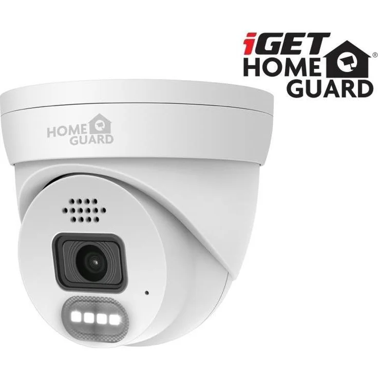 iGet HGNHK937CAM, Super HD 2K PoE IP Kamera mit 4MPx, IP66, bidirektionale Audioübertragung, Farb-Nachtsicht, IR + LED Beleuchtung, ONVIF 2.6