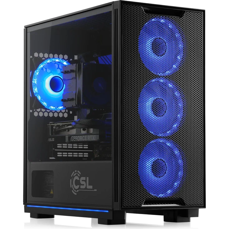 CSL Gaming PC M12100H, AMD Ryzen 7 8700F, 32 GB DDR5 RAM, 1000 GB SSD, GeForce RTX 5060 Ti, Windows 11 vorinstalliert