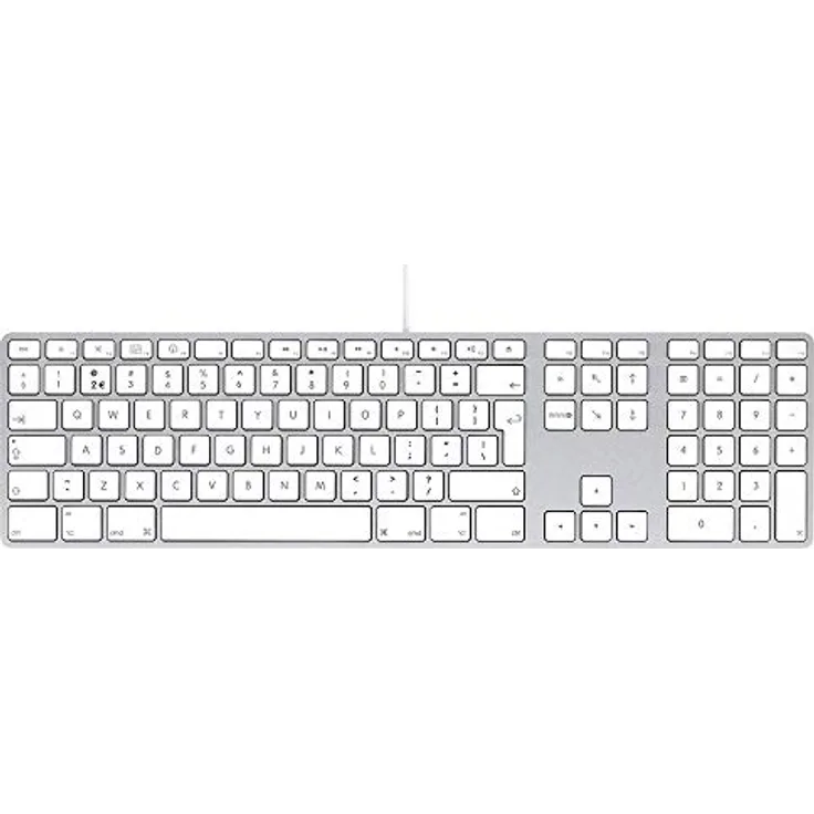 LMP USB Zifferntastatur KB-1243 Silber - Layout Niederländisch