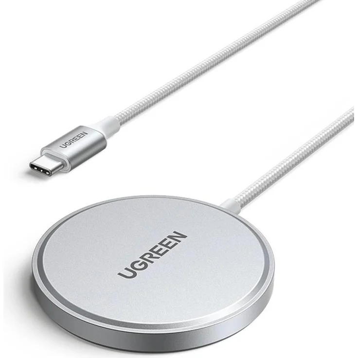 Ugreen W703, Qi2 Wireless Charger mit MagSafe 15W für iOS Geräte, kabelloses Laden, unauffälliges Design