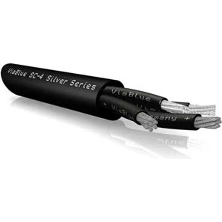 VIABLUE SC-4 SILVER High-End Lautsprecherkabel * SPULE * Preis je 50 m / 5.000 cm * Single-Wire * BI-Wire * BI-Amping – Bild 1