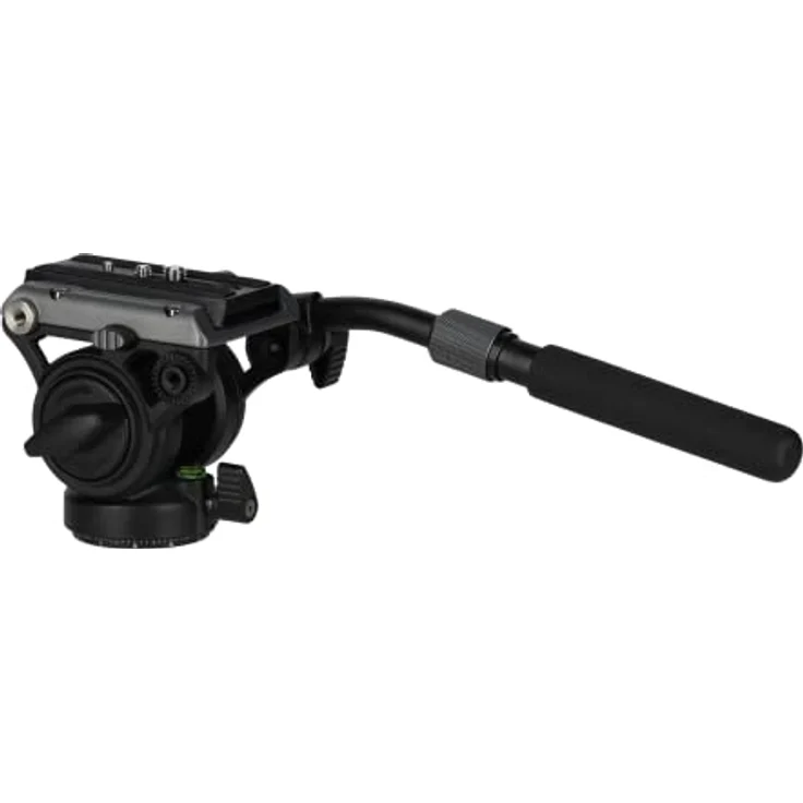 Rollei VH-6 Fluid-Videokopf, Videoneiger für Camcorder und DSLR-Kameras, für Filmaufnahmen, Videografie, Content Creation, Live-Streaming und Tragkraft 10kg – Bild 2