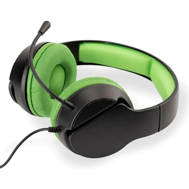 Trade Invaders Universal Headset SPX-300, Kabelgebundenes Gaming Headset für Xbox X/S in Grün und Schwarz, Mehrfarbig – Bild 4