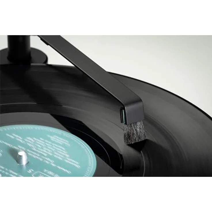 Pro-Ject Sweep It E Mitlaufbesen mit Naturhaarbürste (Schwarz) – Bild 4