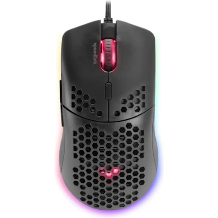 Speedlink SKELL Lightweight Gaming Mouse – 6 Beleuchtungsmodi – einstellbare Sensorauflösung, schwarz