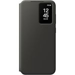 Samsung Smart View Wallet Case EF-ZS721 für Galaxy S24 FE, Smartphone-Cover, Kartenfach, Sichtfenster, Black