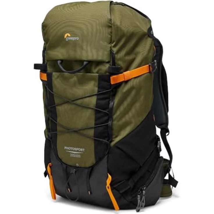 Lowepro PhotoSport X BP 35L AW Green Lin, Fotorucksack mit hängender Einsatzbefestigung und Mountaneering-spezifischem Gurtsystem, Grün – Bild 1