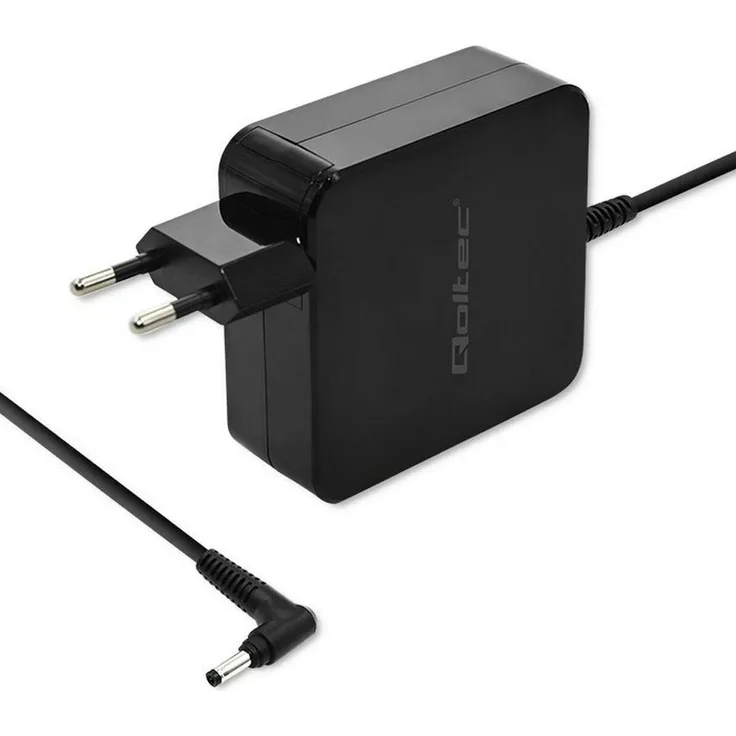 Qoltec 51751, Notebook Netzteil 65 W, 19 V, Indoor, Schwarz, geeignet für Huawei-Notebooks, 1,7 m Kabel