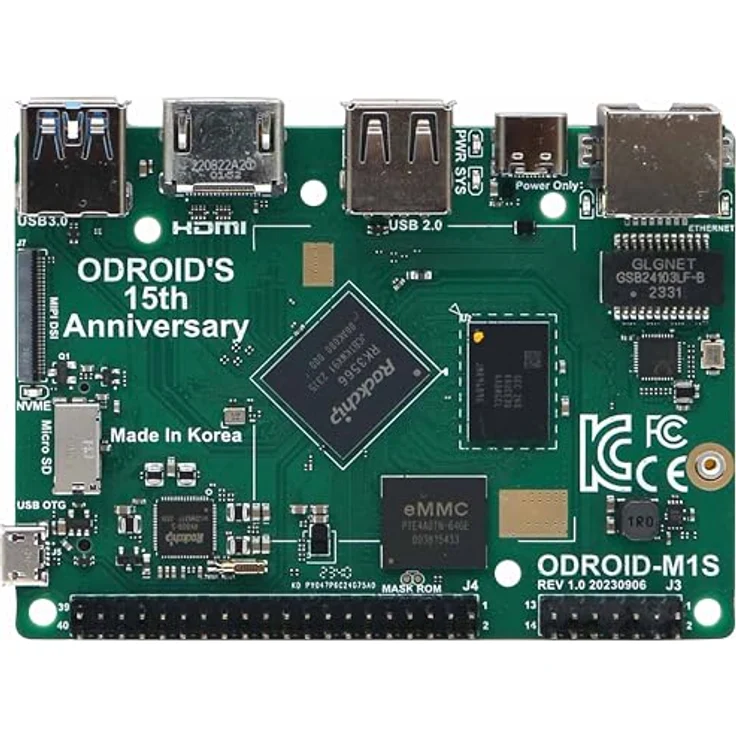 Odroid ODROID-M1S, Einplatinen-Computer mit ARM Cortex-A55, 8 GB RAM und 64 GB eMMC-Speicher – Bild 3
