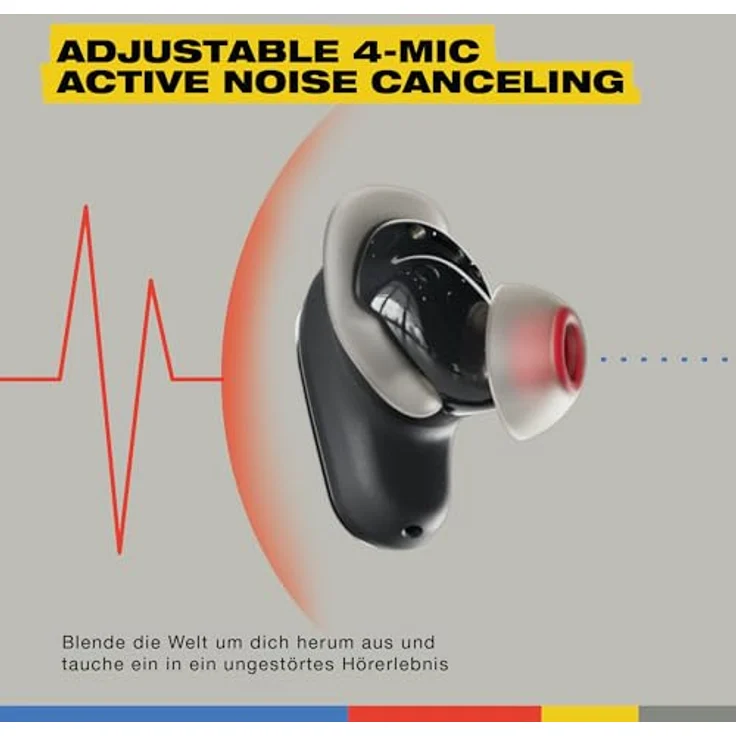 SKULLCANDY Method 360 ANC, In-ear Kopfhörer mit Active Noise Canceling und Sound by Bose, True Black – Bild 3