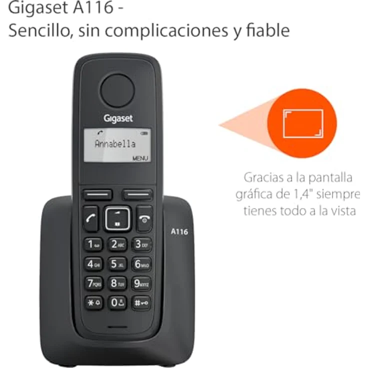 Gigaset A116 Schnurlostelefon (DECT) – Bild 5