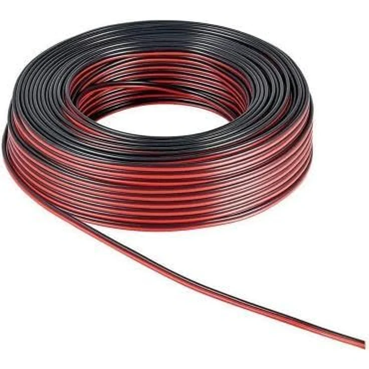 Wentronic goobay - Bulk-Lautsprecherkabel - 1,5 mm² - 50,0m - Rot/Schwarz (67734) – Bild 5