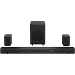Hisense Soundbar AX5120G (2023) 5.1.2 Ch 420 W mit 180 W kabellosem Subwoofer, Dolby Atmos und EZ Play in Schwarz