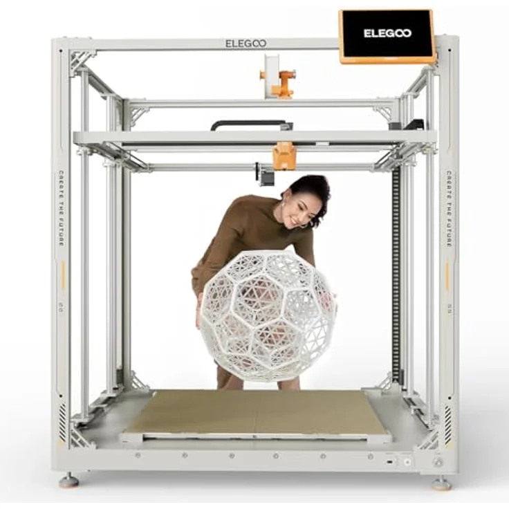 Elegoo OrangeStorm Giga, 3D-Druckblatt für optimale Haftung und einfache Ablösung, orange – Bild 6