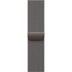 Apple Watch Band - Milanaise Armband - 42 mm - Schiefer - Individuell einstellbar - Magnetisch - Edelstahl - Apple