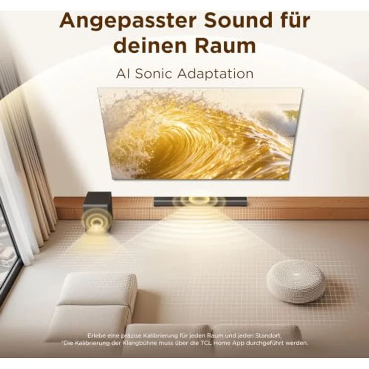 TCL S60K 3.1-Kanal Dolby Atmos Soundbar mit KI-Klangenpassung und DTS:X – Bild 6