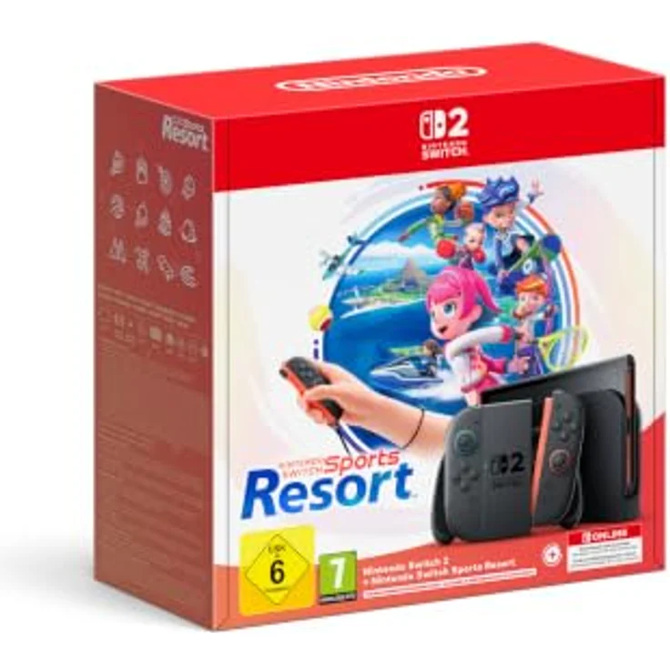 Nintendo Switch 2 - Sports Resort, Hybrid-Spielkonsole mit 7,9? HDR-LCD, 256 GB Speicher und 4K-Dock-Option – Bild 1