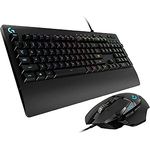 Logitech G502 Hero High-Performance Gaming-Maus, Hero 25600 DPI Optischer Sensor + Logitech G213 Prodigy Gaming-Tastatur Deutsches QWERTZ Layout - Schwarz