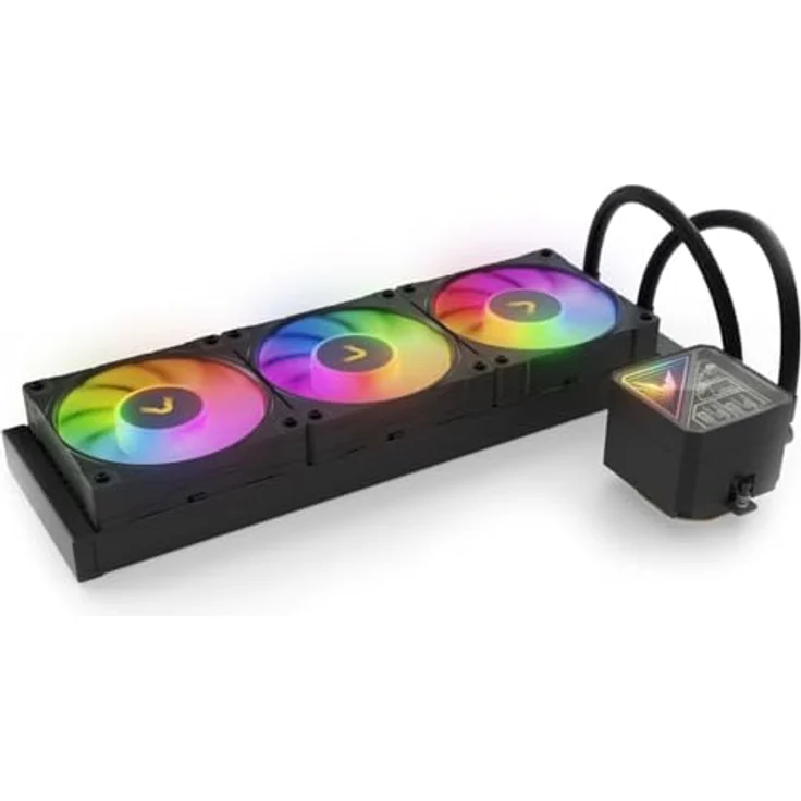 Valkyrie V360 Lite ARGB Black, All-in-One CPU Wasserkühler für AMD und Intel, Schwarz – Bild 1