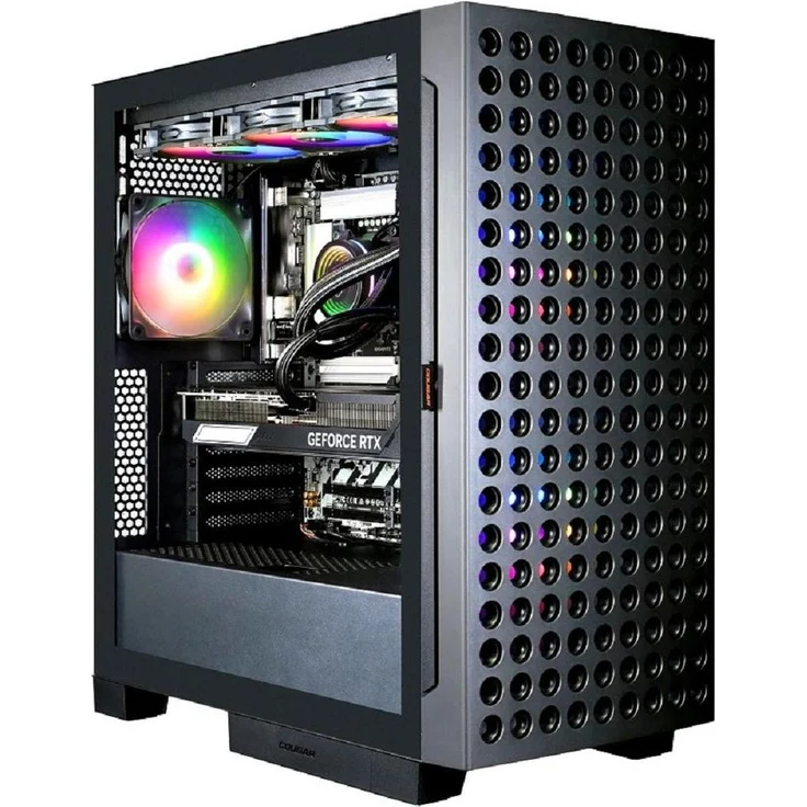Hyrican COUGAR AIRFACE ECO BK 7644, Gaming-PC mit Intel Core Ultra 5 245KF, 32 GB DDR5 RAM, 1 TB SSD, NVIDIA GeForce RTX 5060, Schwarz