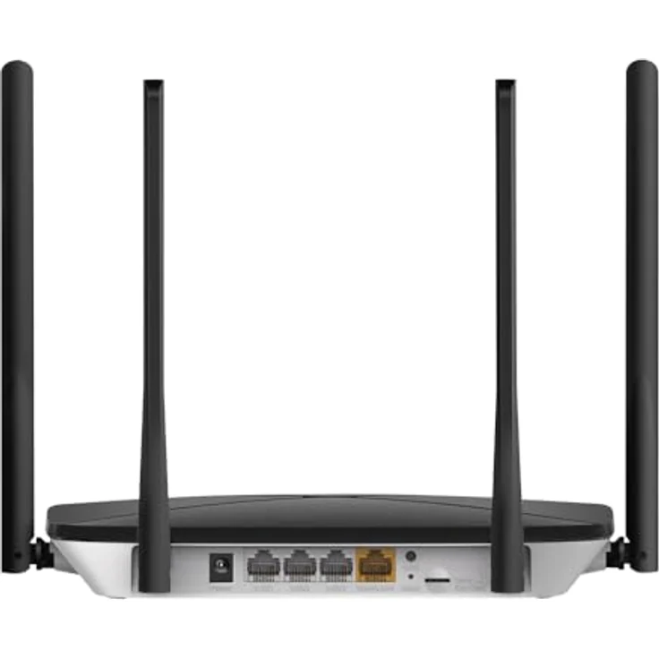 MERCUSYS MB115-4G, LTE Router mit 4G Cat 4 bis zu 150 Mbit/s, 4×100 Mbps Ports, Plug and Play für bis zu 32 Geräte – Bild 3