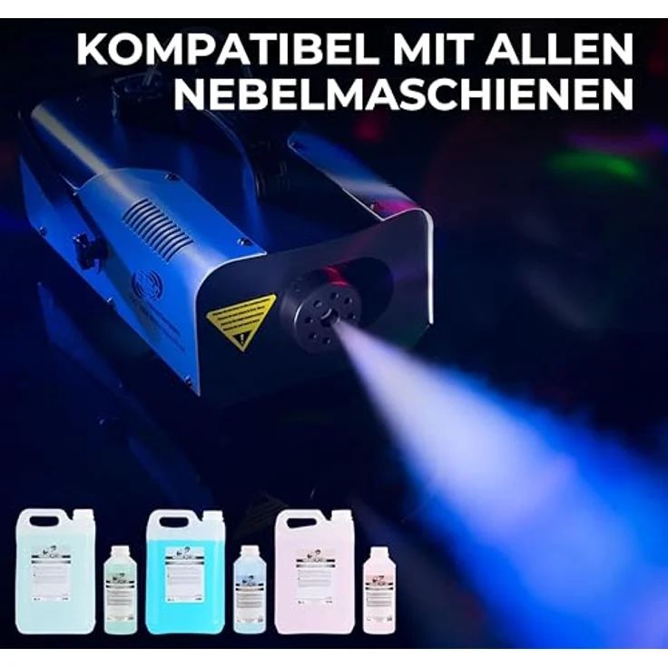 ETEC Professional Nebelfluid, 20 Liter - 4 x 5 Liter Medium Fogger Fluid für Nebelmaschinen, ideal für Indoor und Outdoor Veranstaltungen, DJ und Bühne – Bild 5