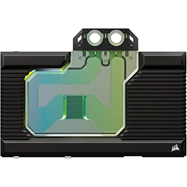 Corsair Hydro X Series XG7 RGB 4090 Founders Edition GPU-Wasserkühler – Für NVIDIA GeForce RTX 4090 FE – GPU-Wasserkühler aus Kupfer - Schwarz