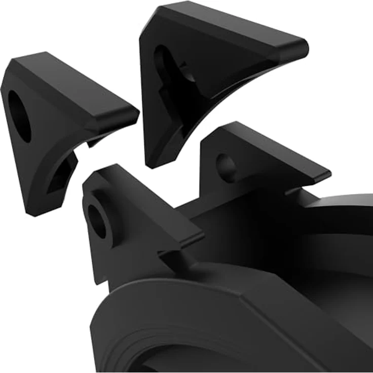 Alpenföhn 120 Jetstream PWM-Lüfter - schwarz, besonders leise mit max. 1.600 U/min bei 22,8 dB(A) – Bild 10