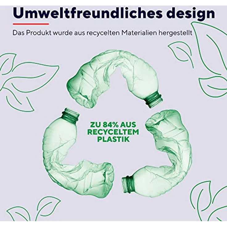 Trust Lyra Bluetooth Tastatur Maus Set Kabellos, QWERTZ-Layout, 84% Recyclingkunststoff, Wiederaufladbare Multi-Device Funktastatur mit Maus für PC, Laptop, Mac, iPad, Android, iOS – Schwarz – Bild 3