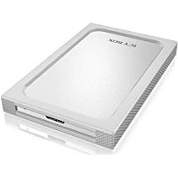 Icy Box IB-254U3 Externes USB 3.0 Gehäuse für 2,5'' (6,35 cm) SATA HDD-SSD (bis 6 Gbit-s) mit UASP und Silikonschutz silber – Bild 4