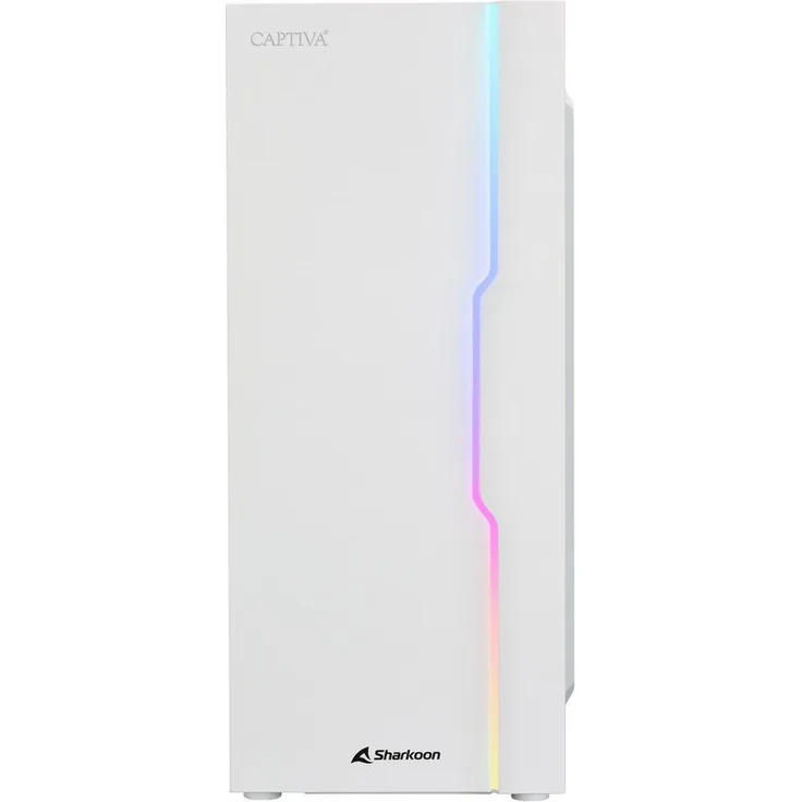 CAPTIVA Power Starter R78-374 Business-PC, AMD Ryzen 5 5600G, 16 GB RAM, 1000 GB SSD, RGB Gehäuse in weiß, Luftkühlung, Windows 11 Home