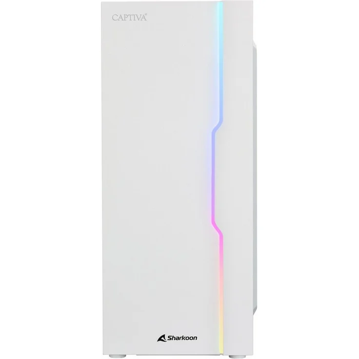 CAPTIVA Power Starter R78-374 Business-PC, AMD Ryzen 5 5600G, 16 GB RAM, 1000 GB SSD, RGB Gehäuse in weiß, Luftkühlung, Windows 11 Home
