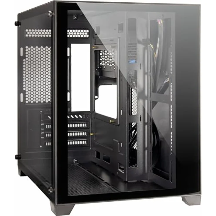 Inter-Tech C-501 Aspect ATX Gaming Gehäuse, Tempered Glass, Schwarz – Bild 2