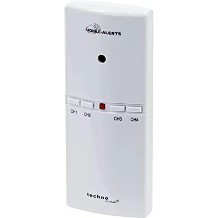 Mobile-Alerts Alarmsirene MA10860, Batteriebetriebene akustische Überwachung für bis zu 4 Alarmmelder, Weiß – Bild 1