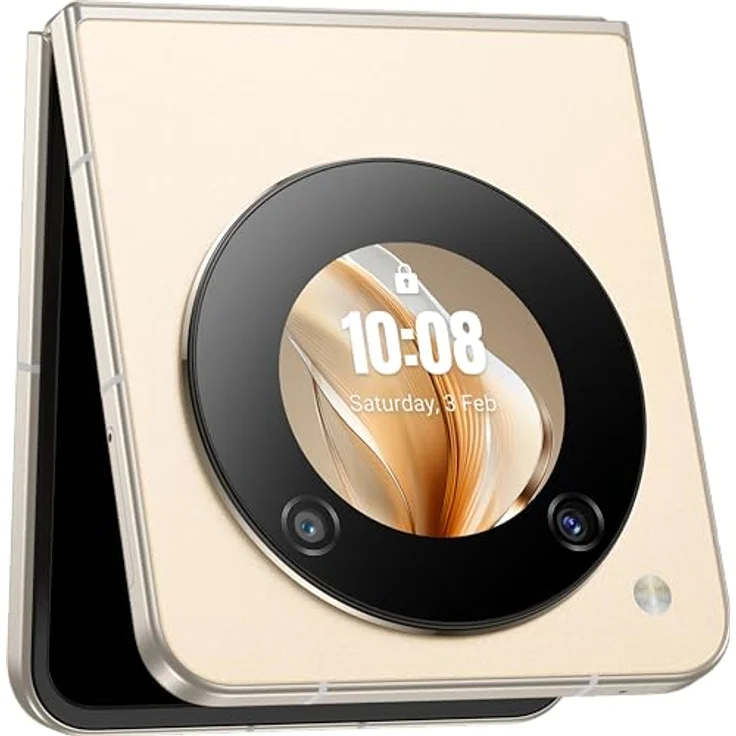 Nubia Flip 5G 6.9" (17.53cm) FHD+ Hole Display (8GB RAM, 256GB ROM, Kamera 50MP, 5200mAh Akku, Android 13) Gold Smartphone – Bild 2