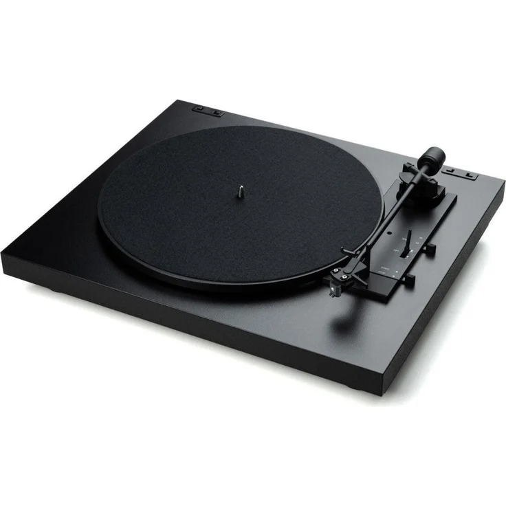 Pro-Ject Automat A1.2, Vollautomatischer Plattenspieler mit Riemenantrieb, Schwarz, integrierter Phono-Vorverstärker, präzises Start-/Stopp-System, resonanzgedämpfter Holzkorpus – Bild 1